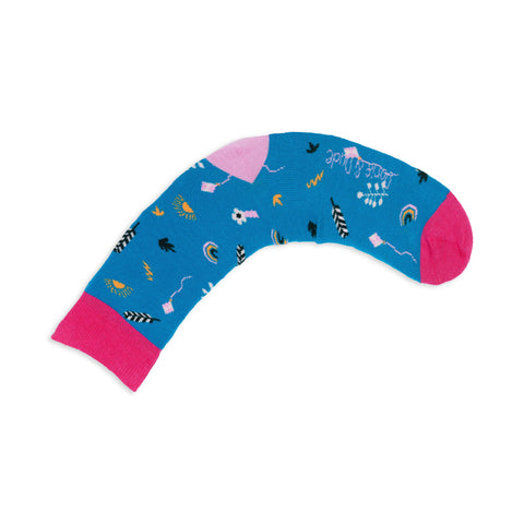 An image of a Green Kites calf length sock by Doris & Dude