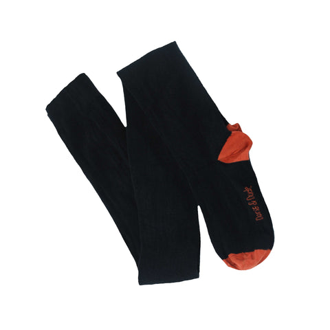 An image of a Black Tights full length sock by Doris & Dude